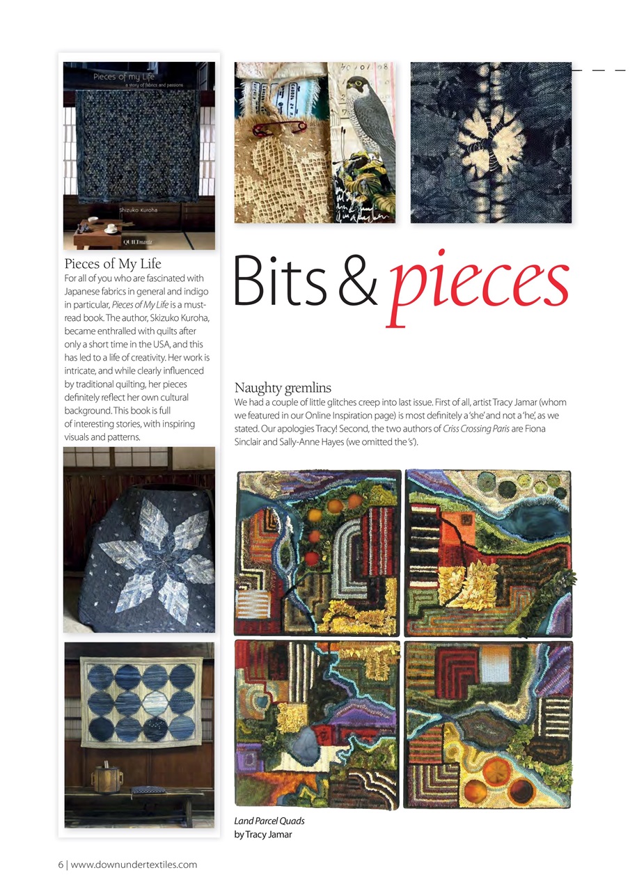 Down Under Textiles Preview Pages