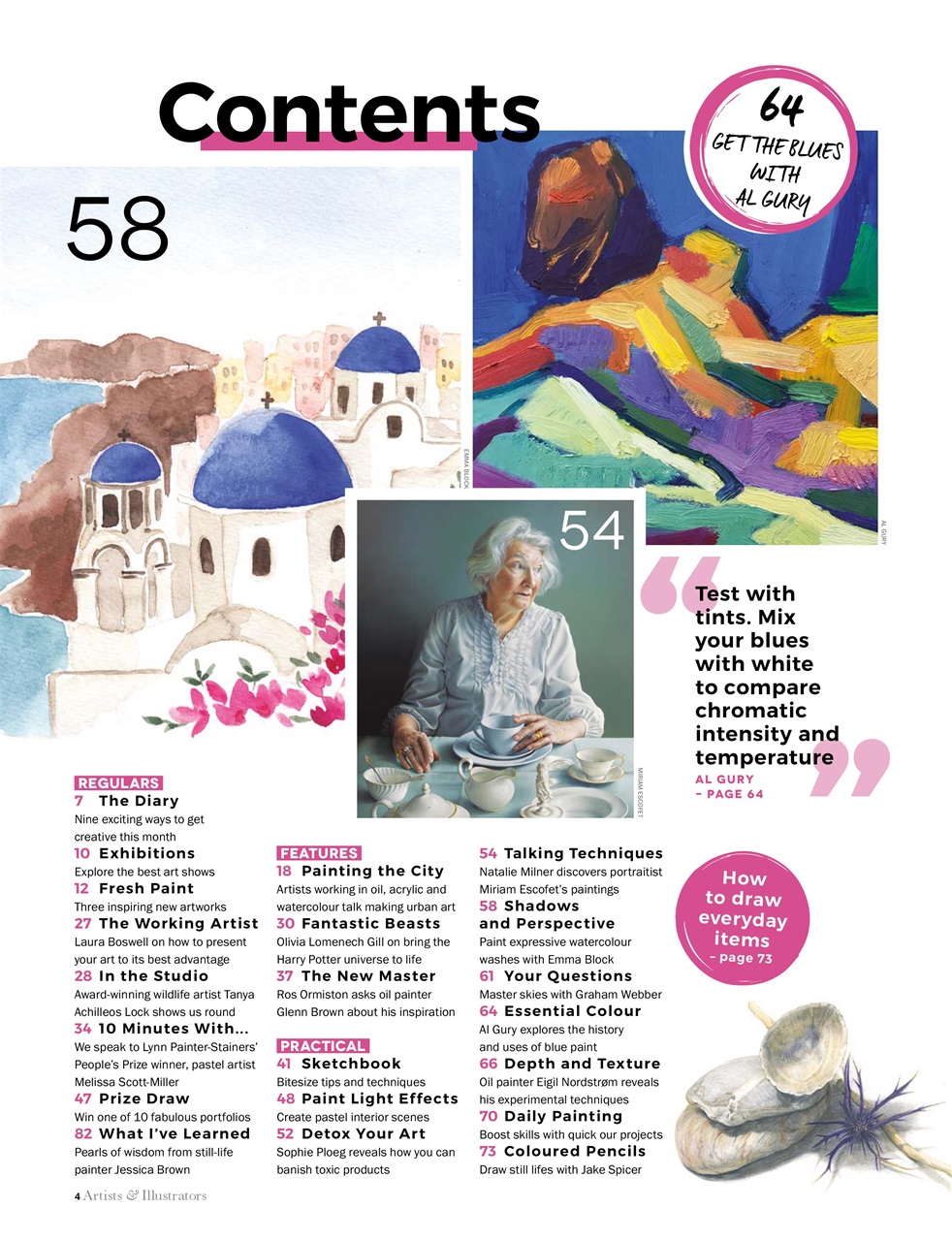 Artists & Illustrators Preview Pages