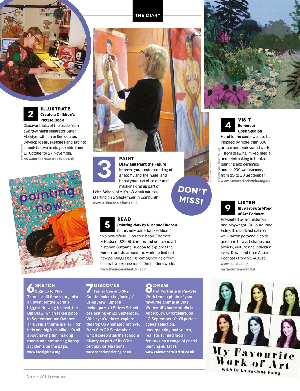 Artists & Illustrators Preview Pages
