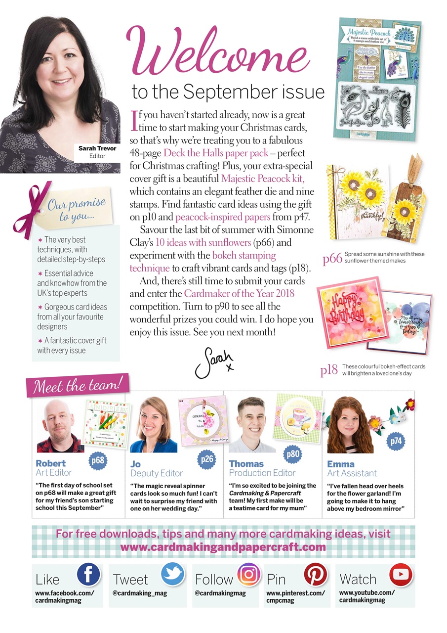Cardmaking & Papercraft Preview Pages