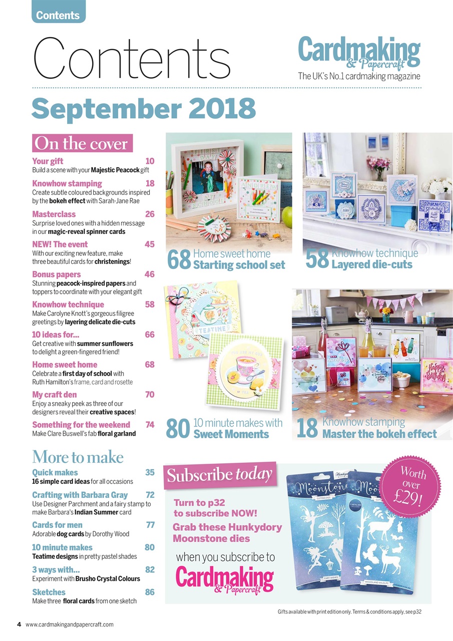 Cardmaking & Papercraft Preview Pages