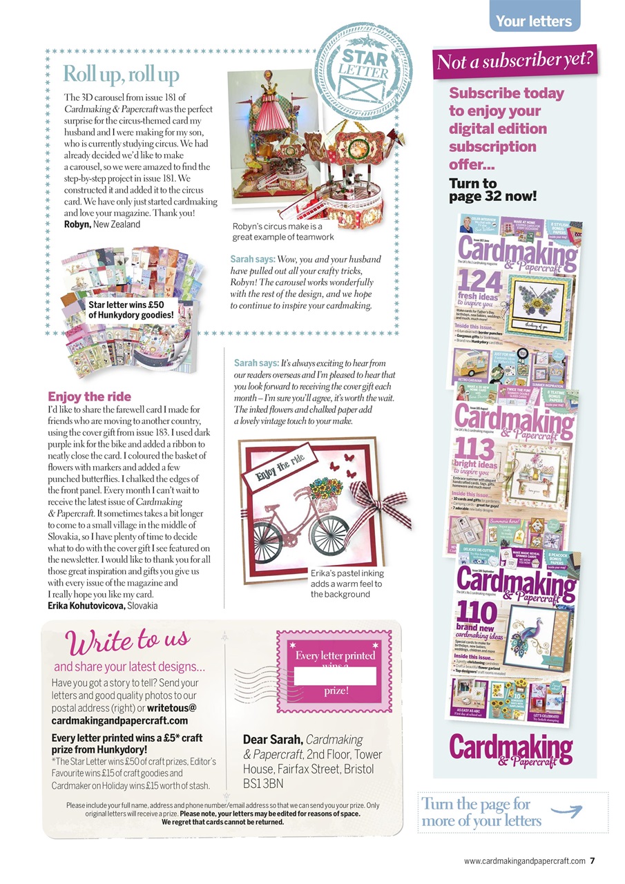 Cardmaking & Papercraft Preview Pages