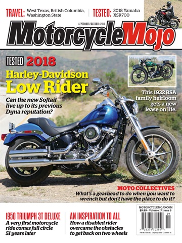 Motorcycle Mojo issue Sept/Oct 2018