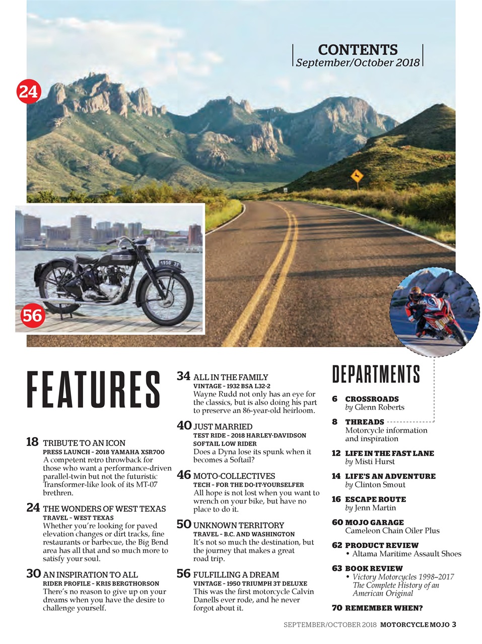 Motorcycle Mojo Preview Pages