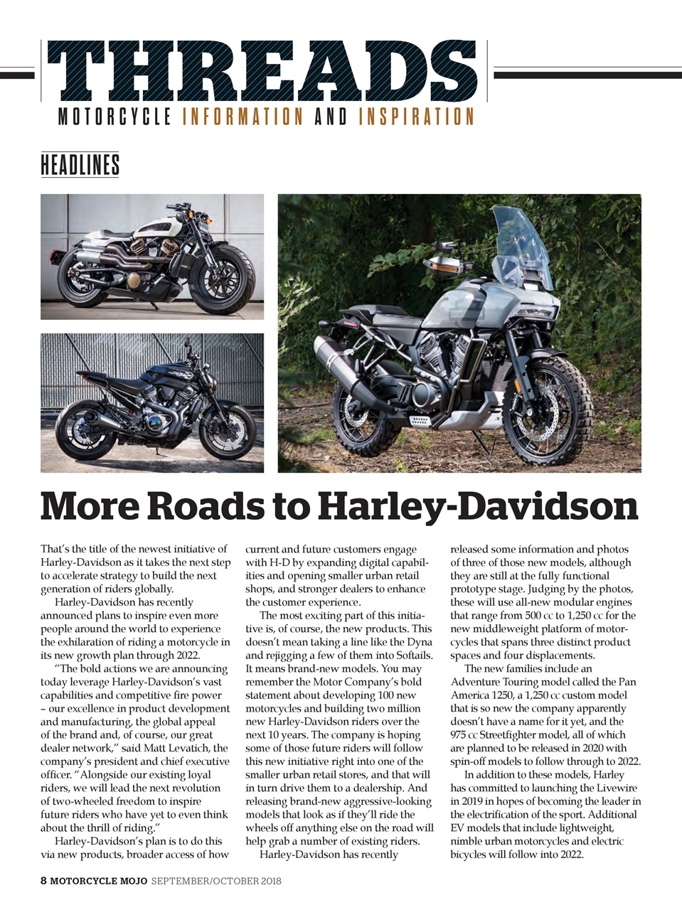 Motorcycle Mojo Preview Pages