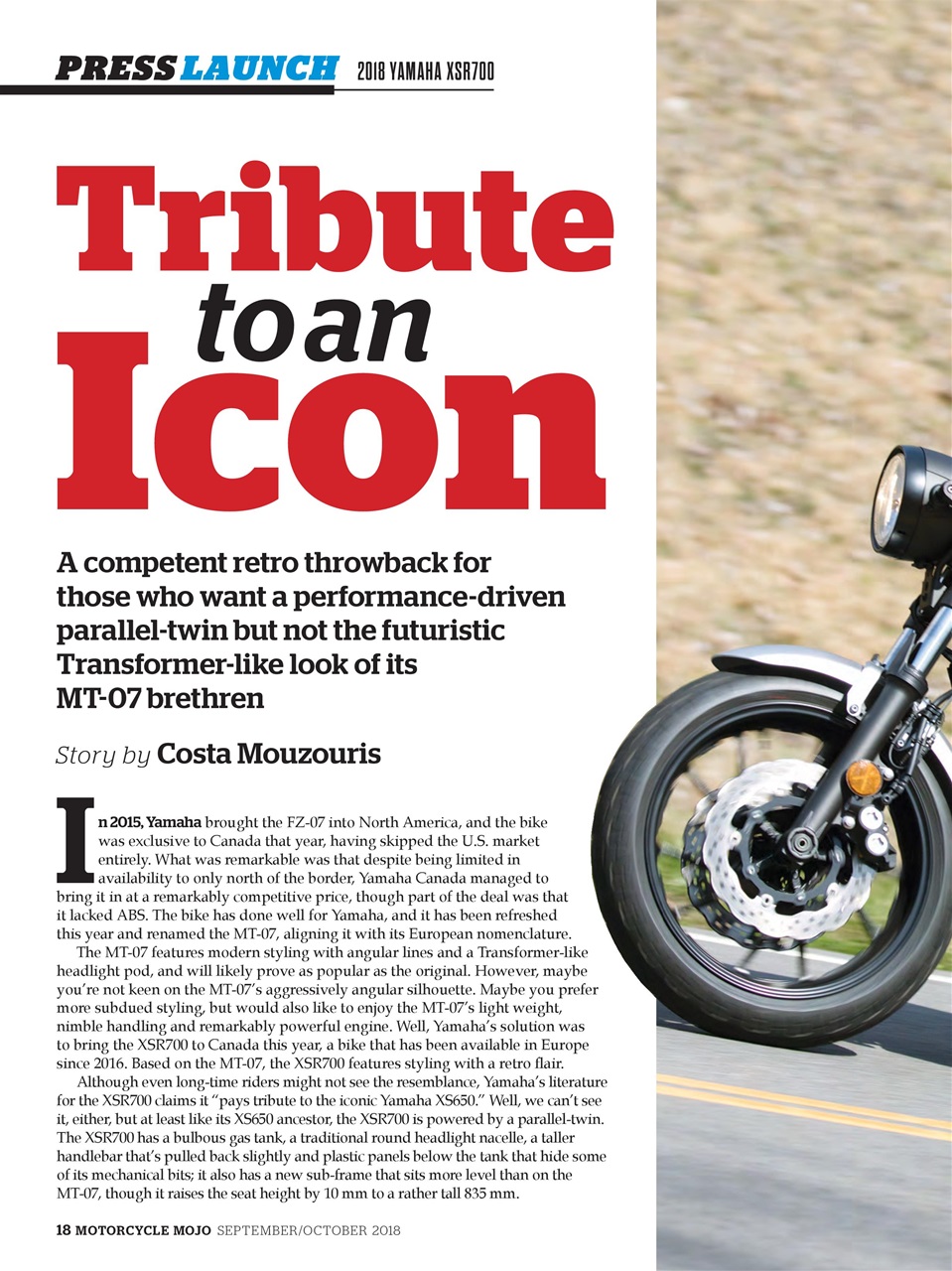 Motorcycle Mojo Preview Pages