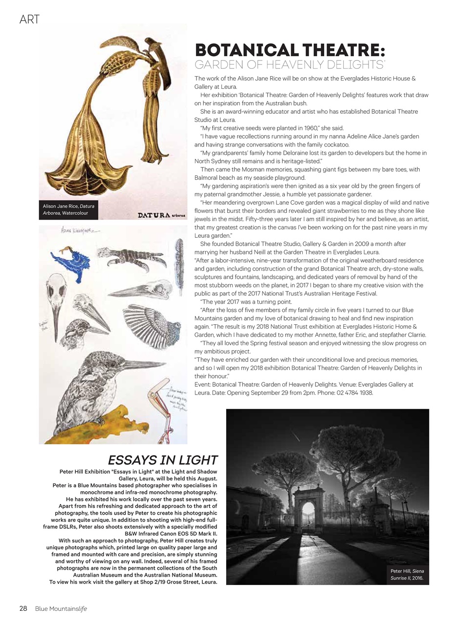 Blue Mountains Life Preview Pages