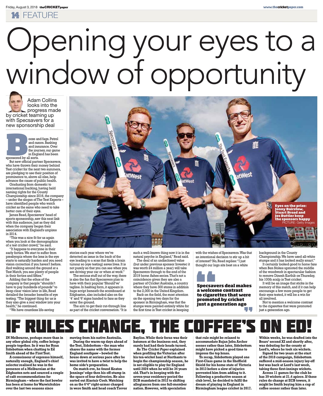 The Cricket Paper Preview Pages