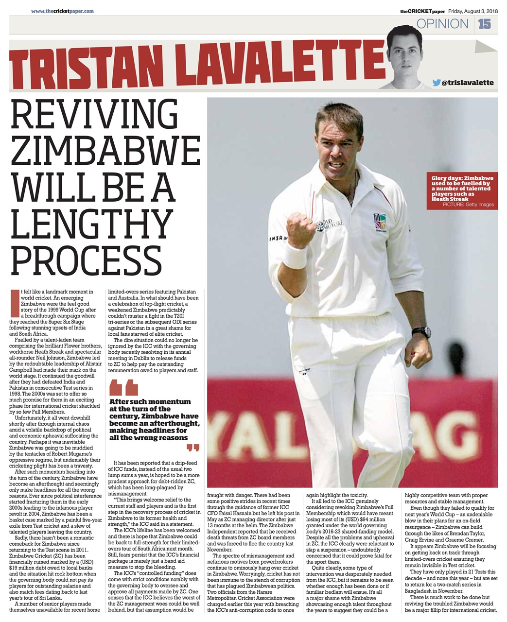 The Cricket Paper Preview Pages