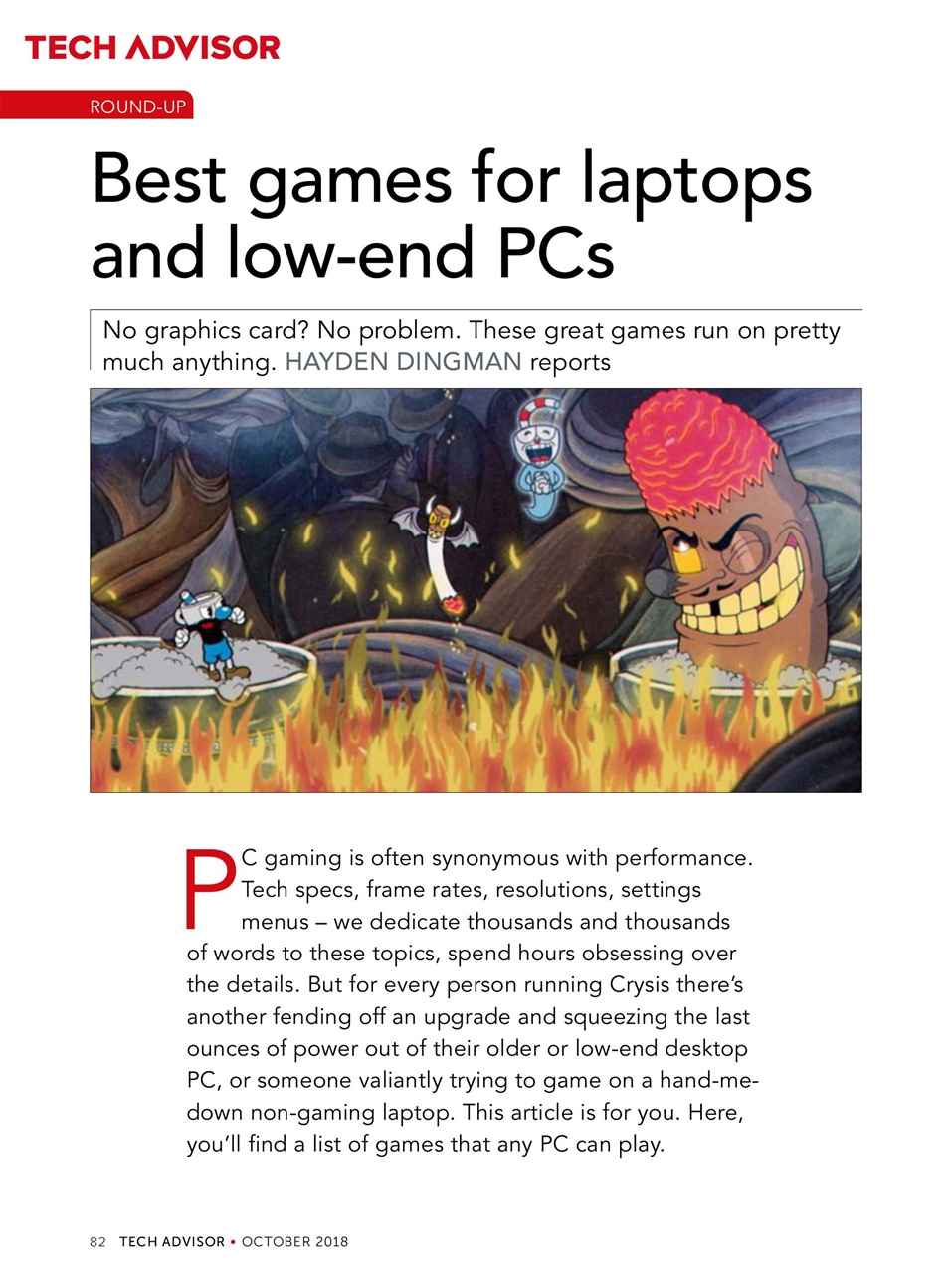 Tech Advisor Preview Pages