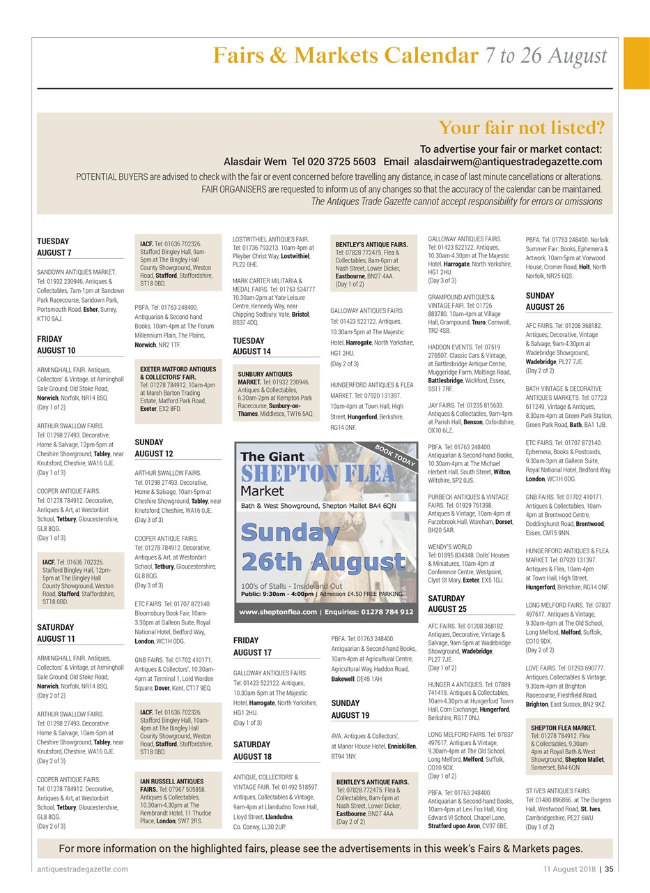 Antiques Trade Gazette Preview Pages