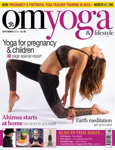 OM Yoga Magazine issue Sep-18
