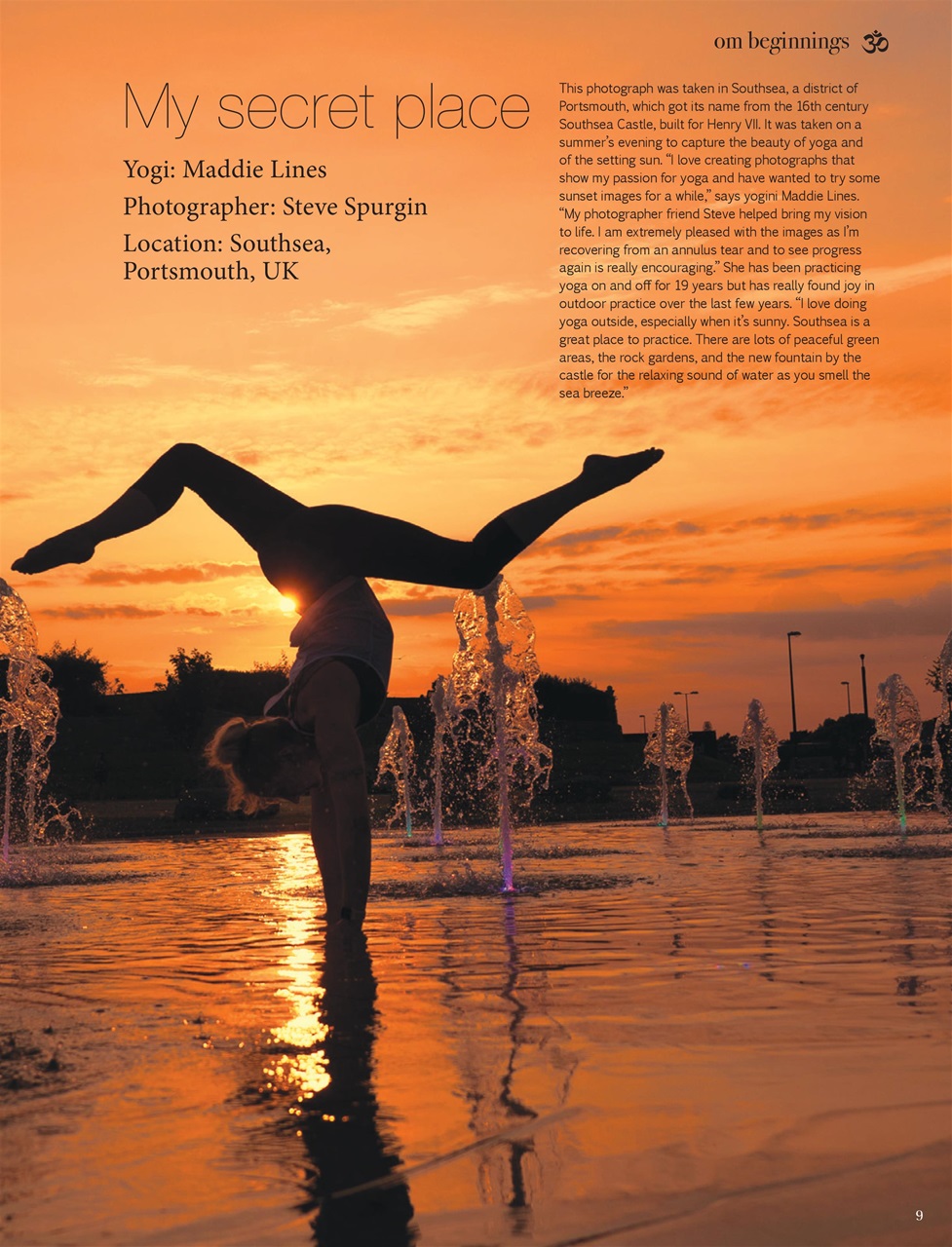 OM Yoga Magazine Preview Pages