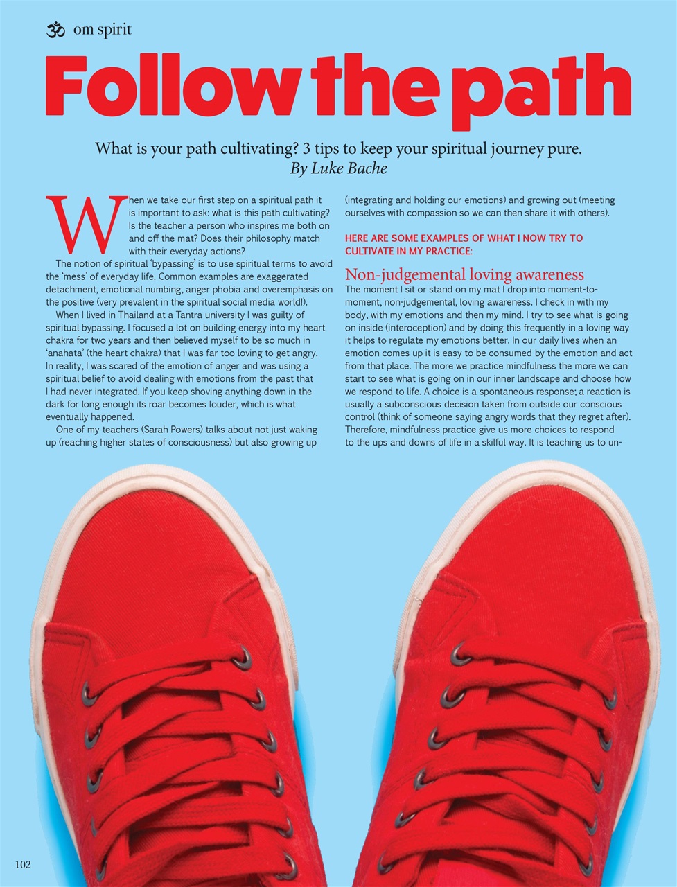 OM Yoga Magazine Preview Pages