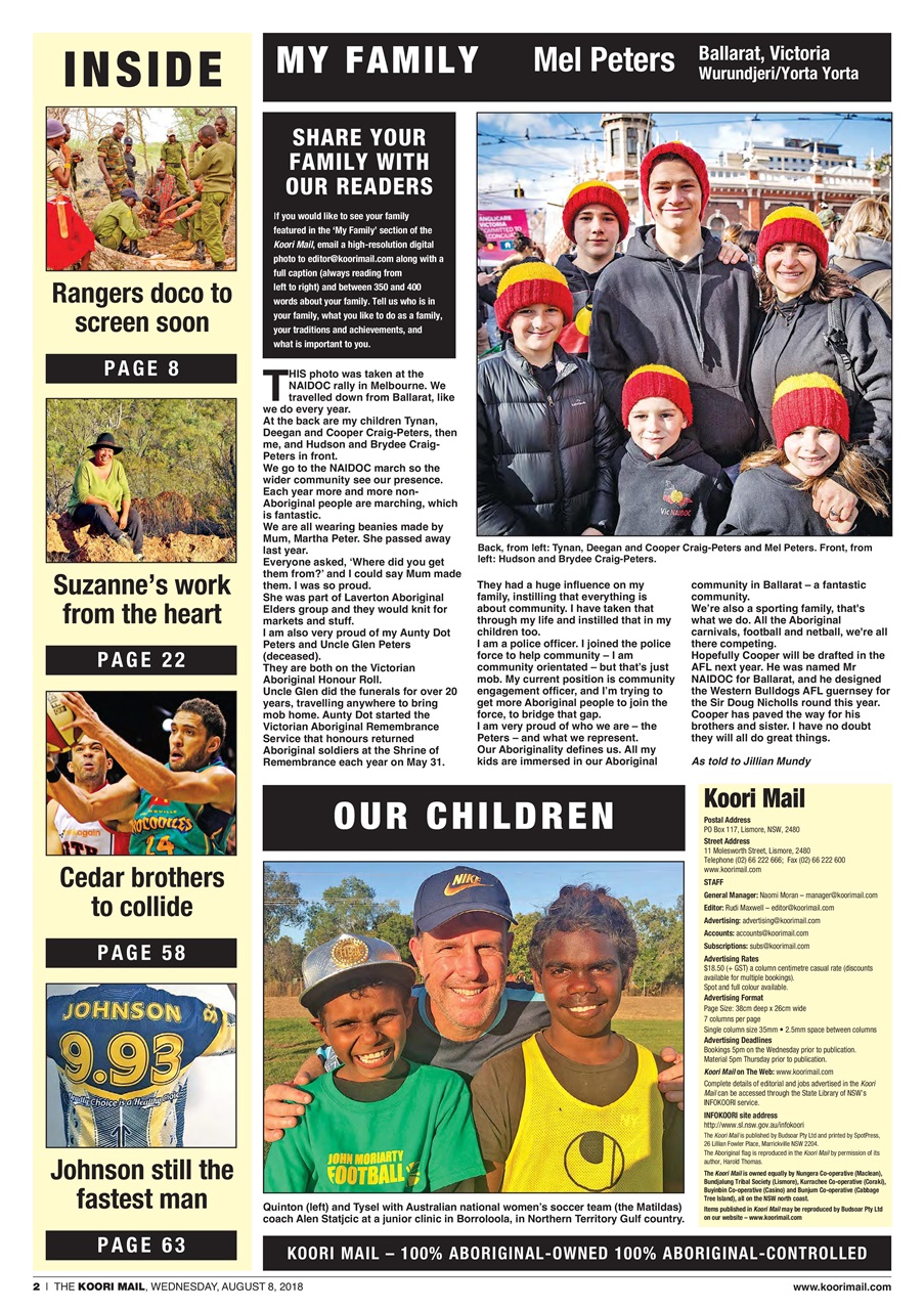 Koori Mail Preview Pages