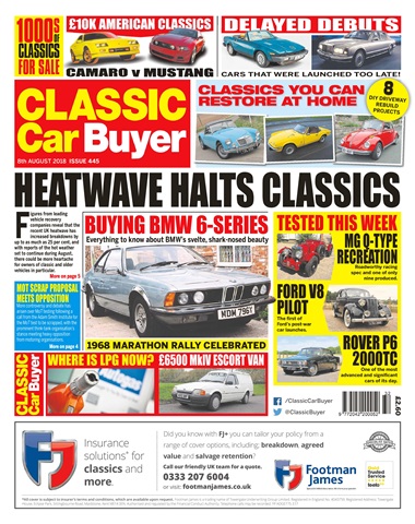 Classic Car Buyer issue 8th August 2018