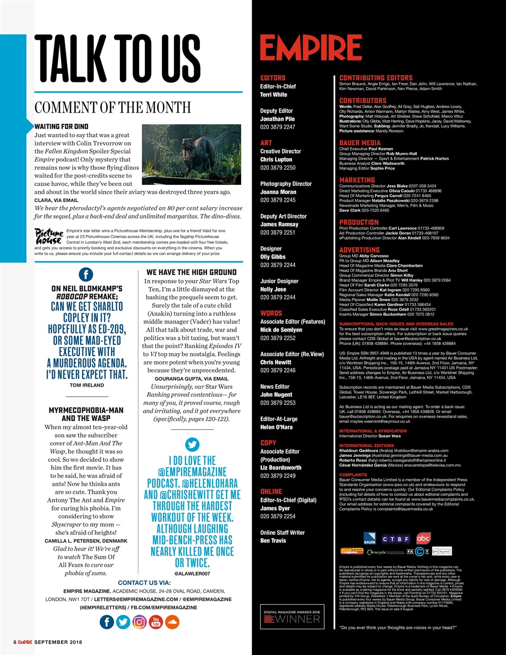 Empire Preview Pages