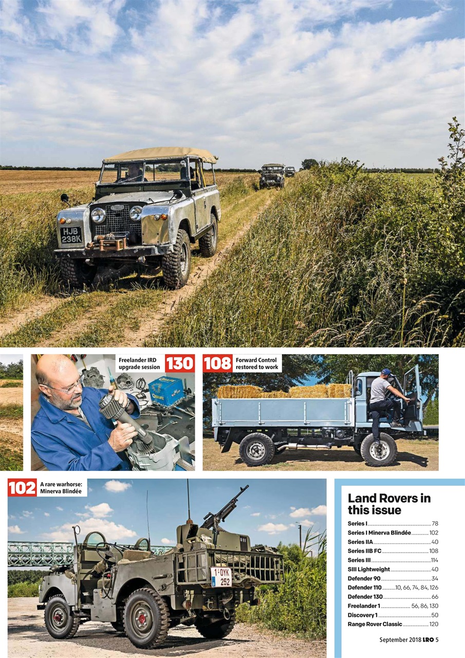 Land Rover Owner Preview Pages