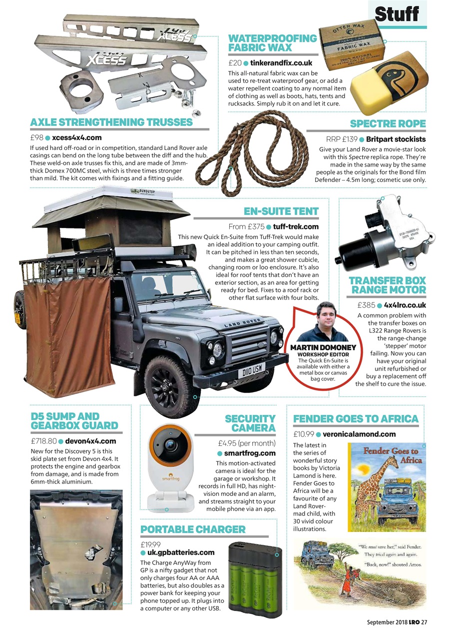 Land Rover Owner Preview Pages