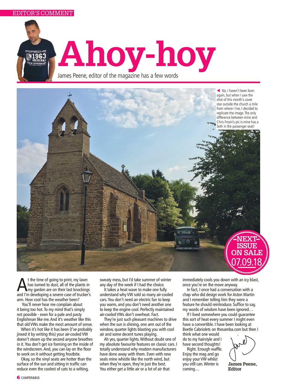 VW Camper Preview Pages