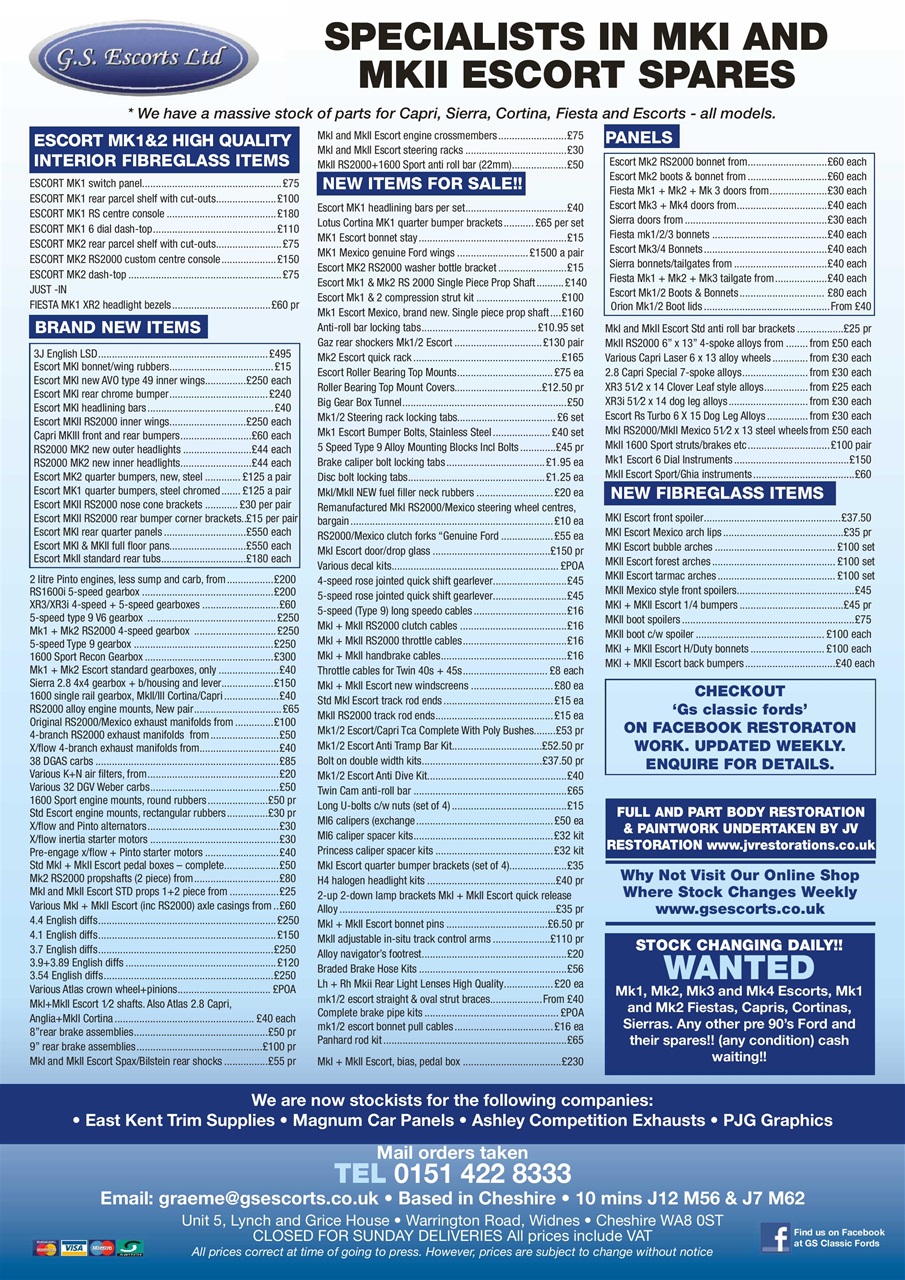 Classic Ford Preview Pages