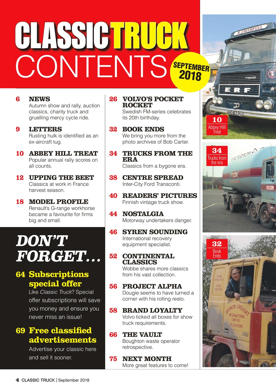 Classic Truck (OLD) Preview Pages