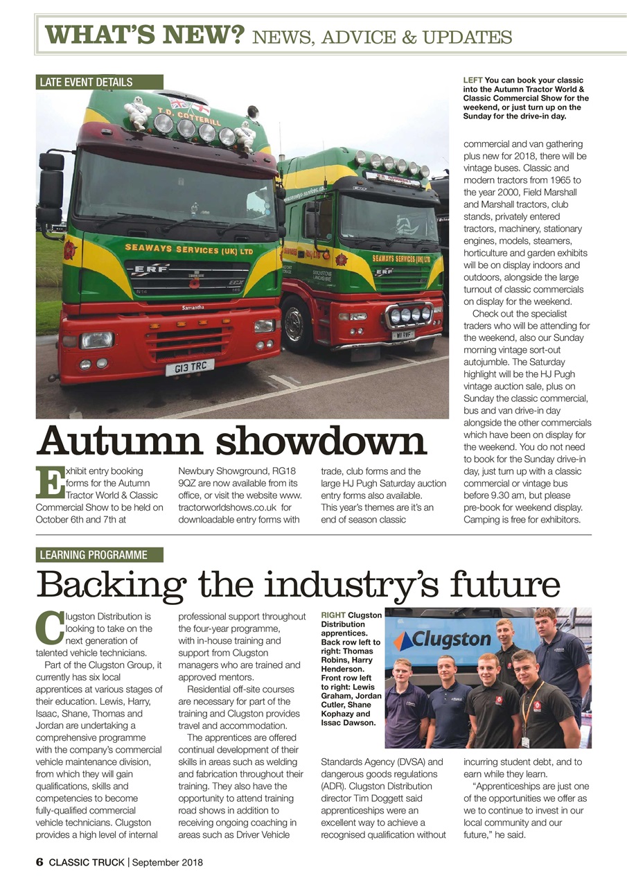 Classic Truck (OLD) Preview Pages