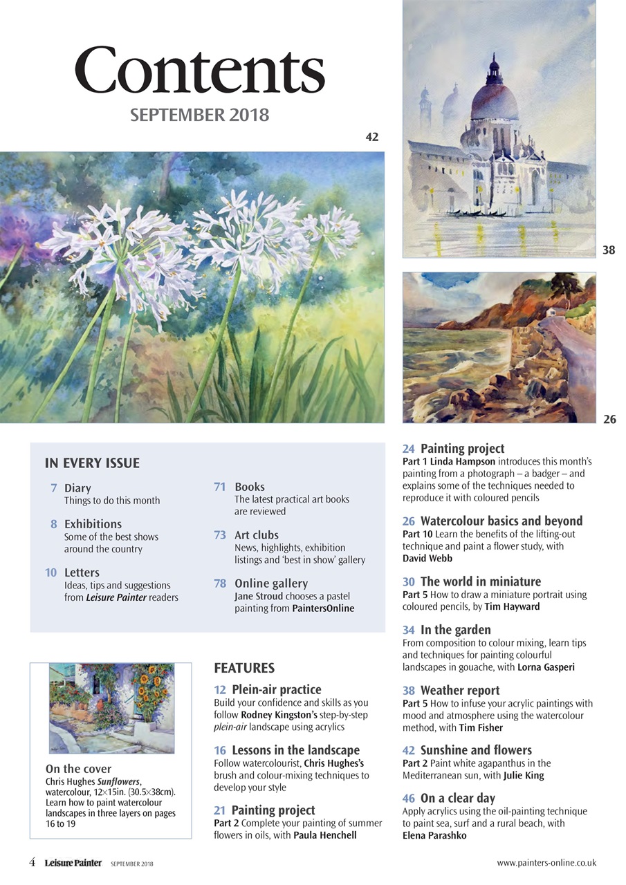 Leisure Painter & The Artist Preview Pages