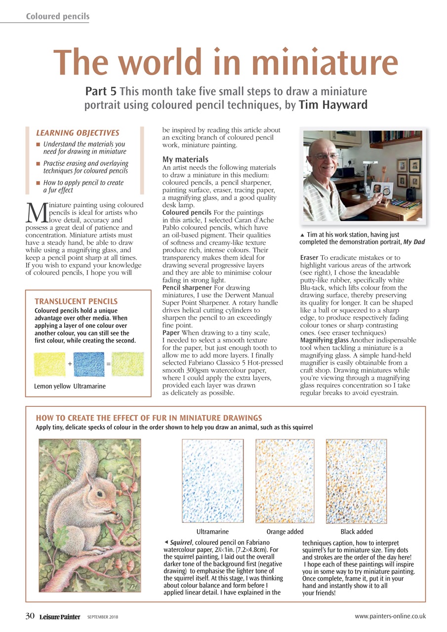 Leisure Painter & The Artist Preview Pages