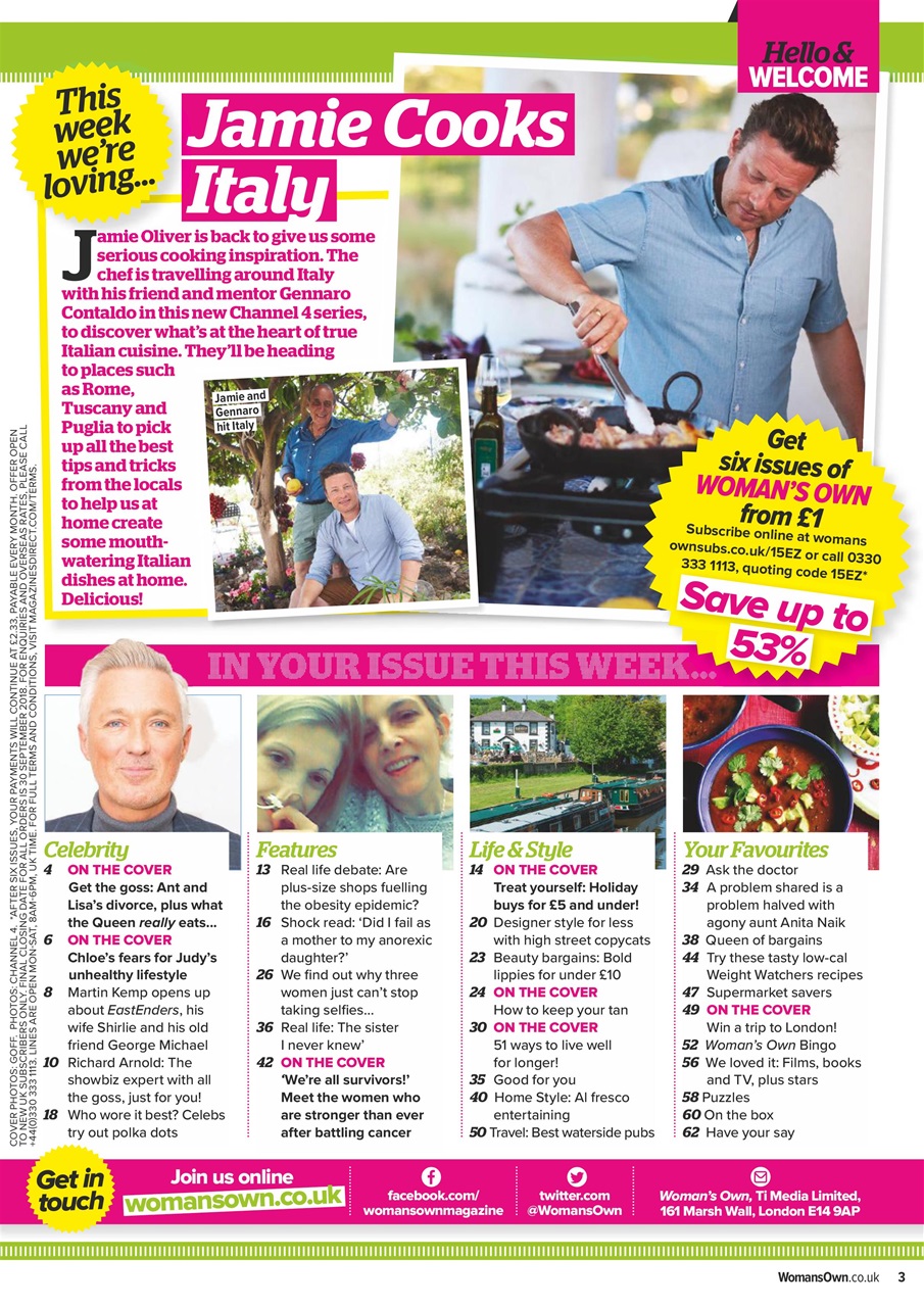 Woman's Own Preview Pages