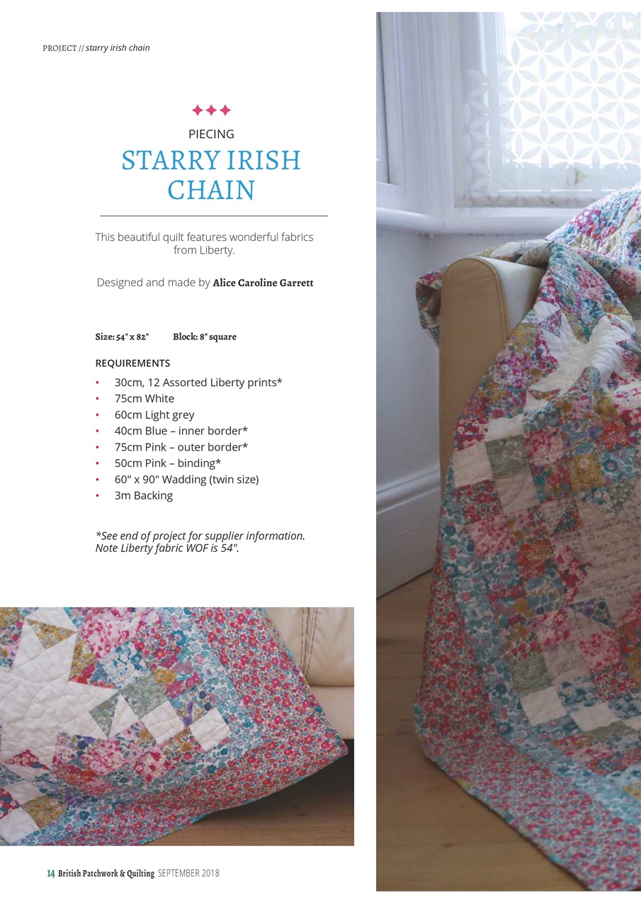 Patchwork and Quilting Preview Pages