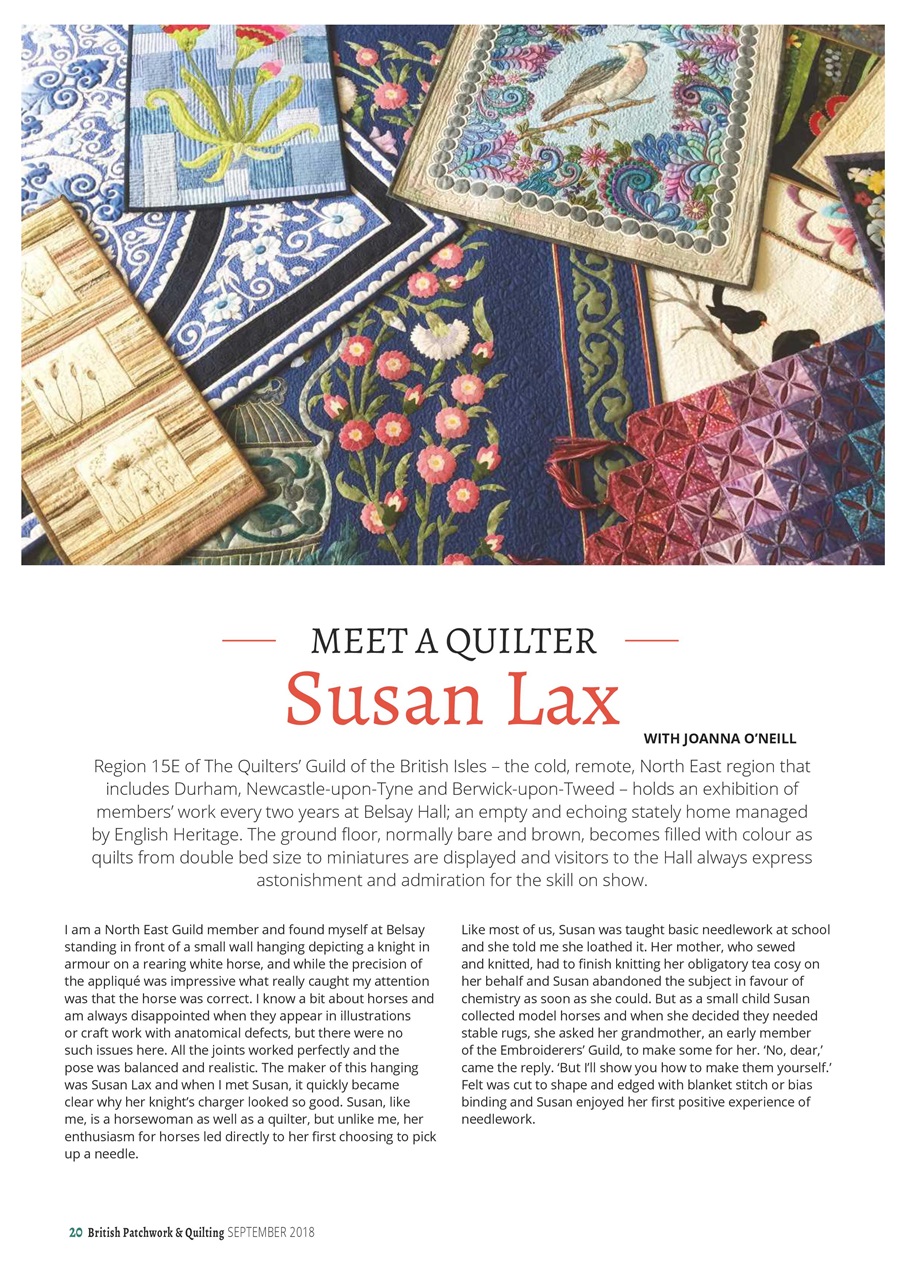 Patchwork and Quilting Preview Pages
