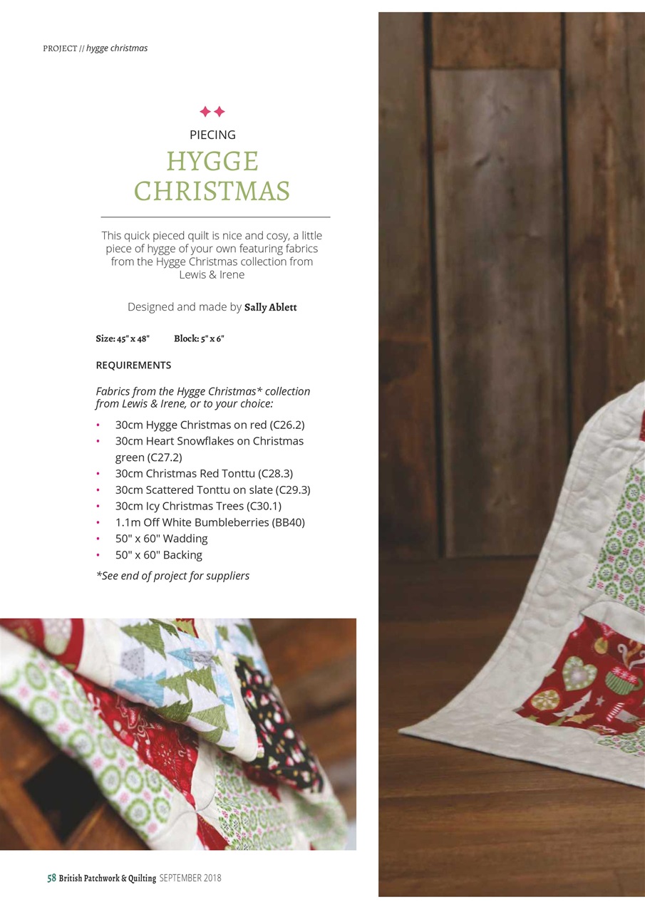 Patchwork and Quilting Preview Pages
