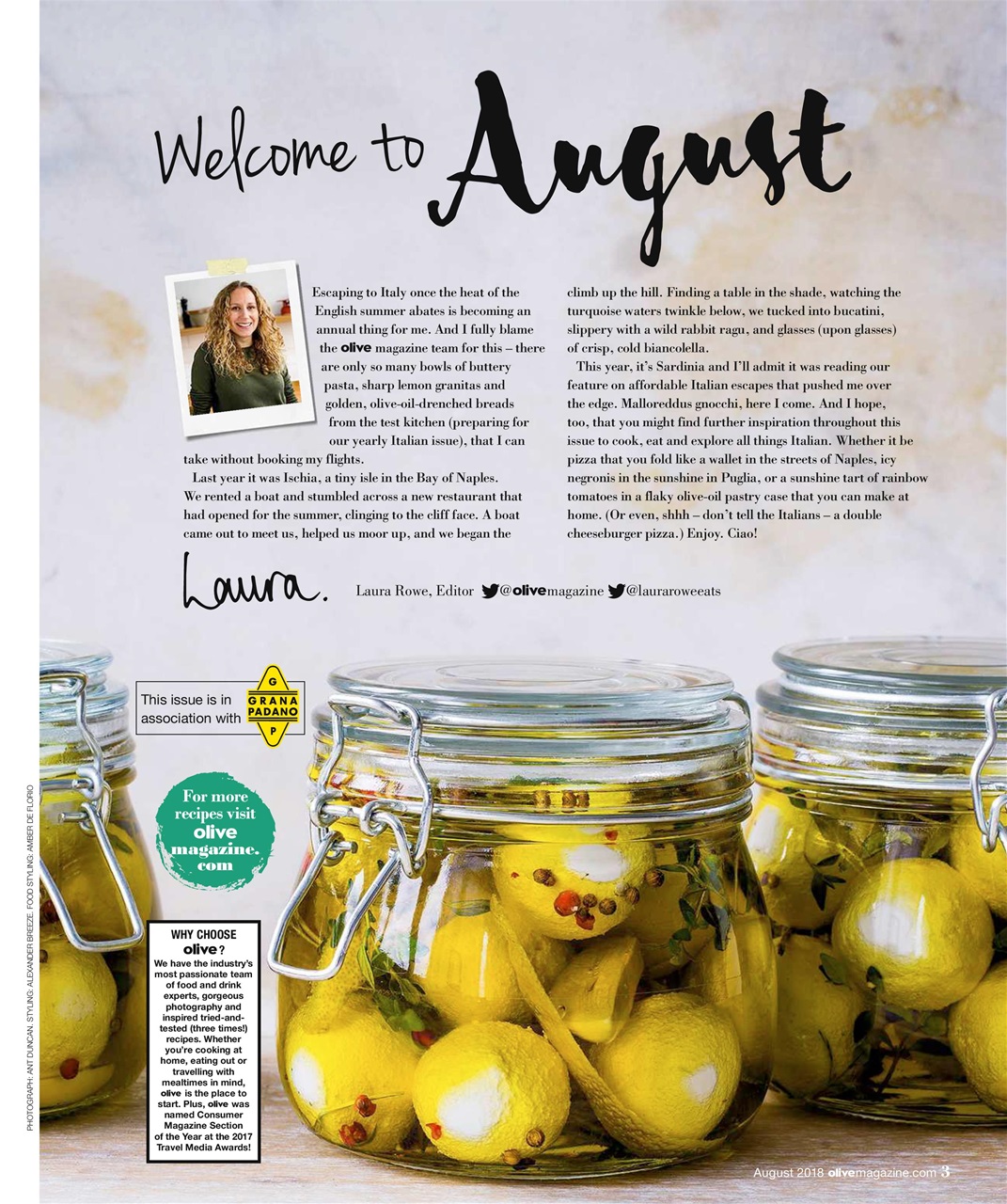 Olive Magazine Preview Pages