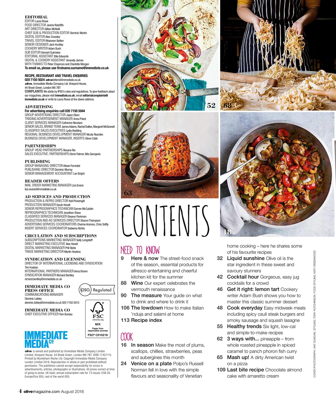 Olive Magazine Preview Pages