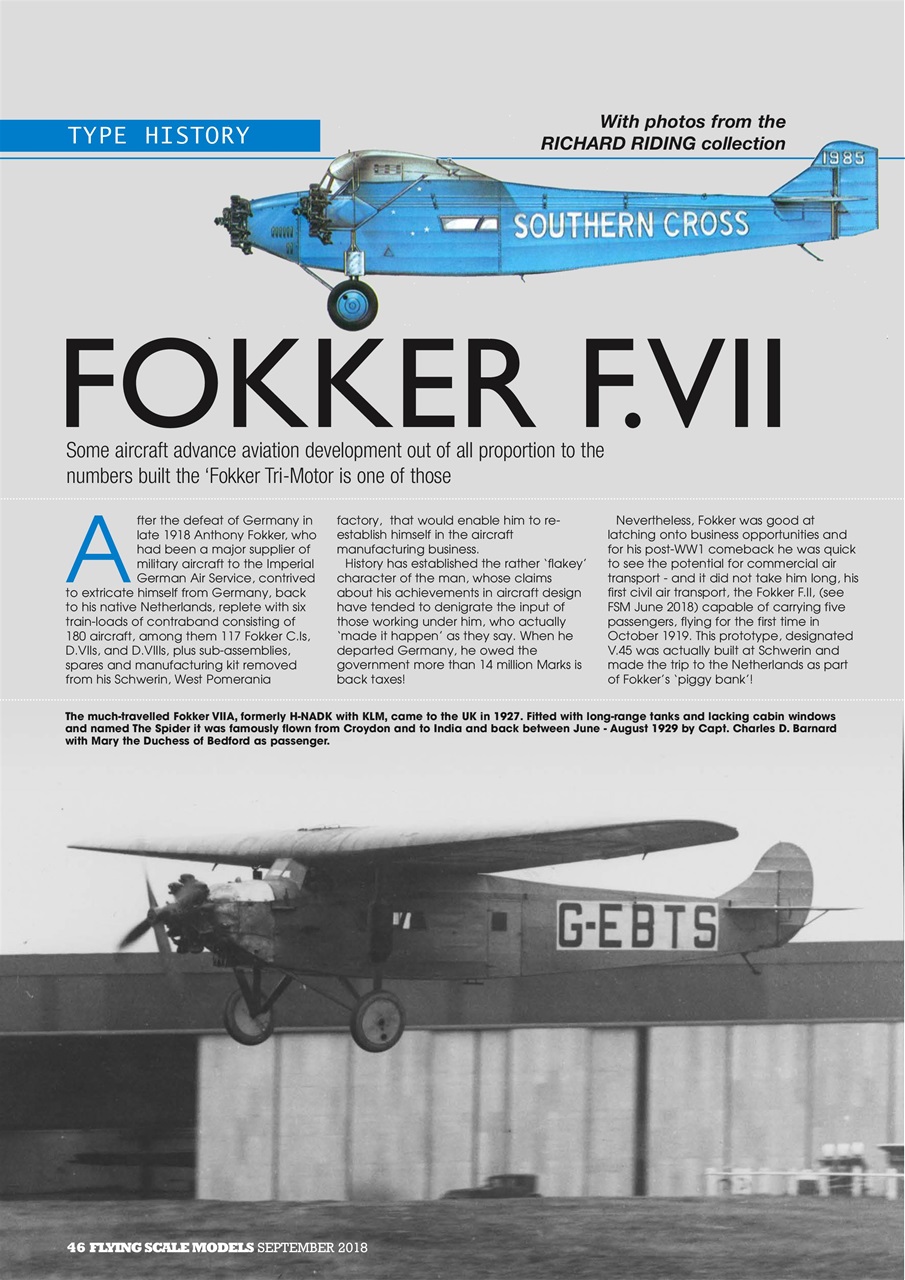 Radio Control Model Flyer Preview Pages