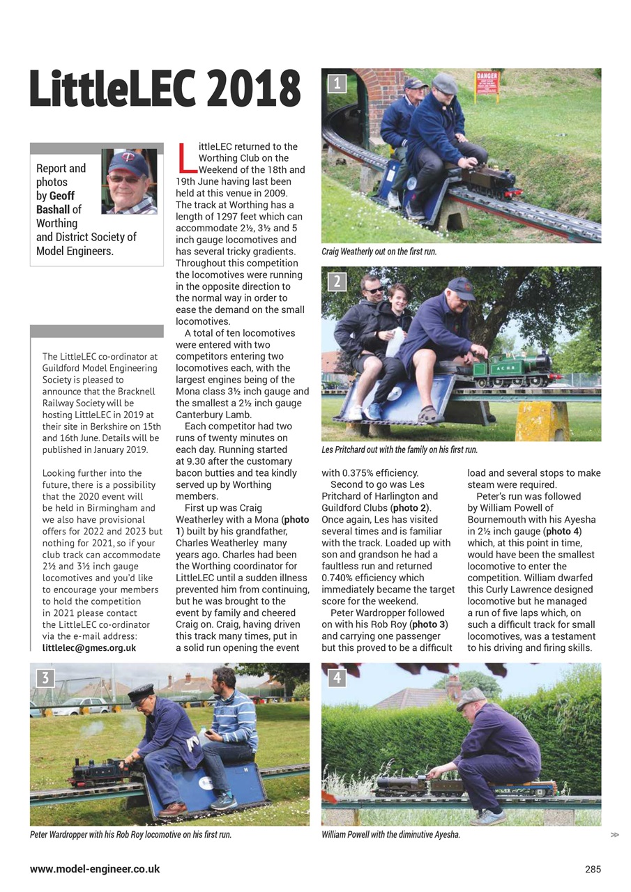 Model Engineer Preview Pages