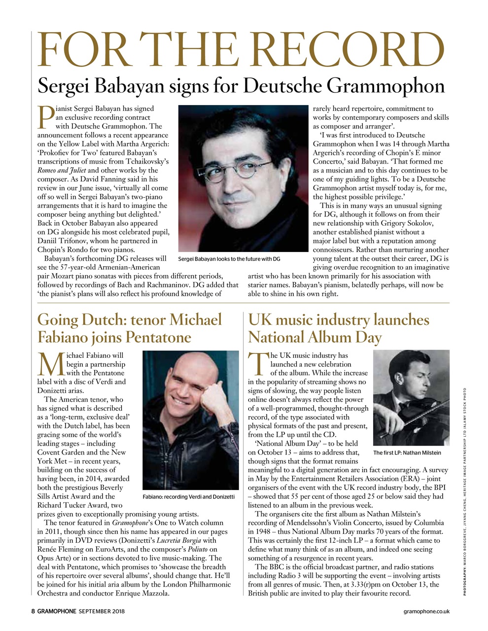 Gramophone Preview Pages