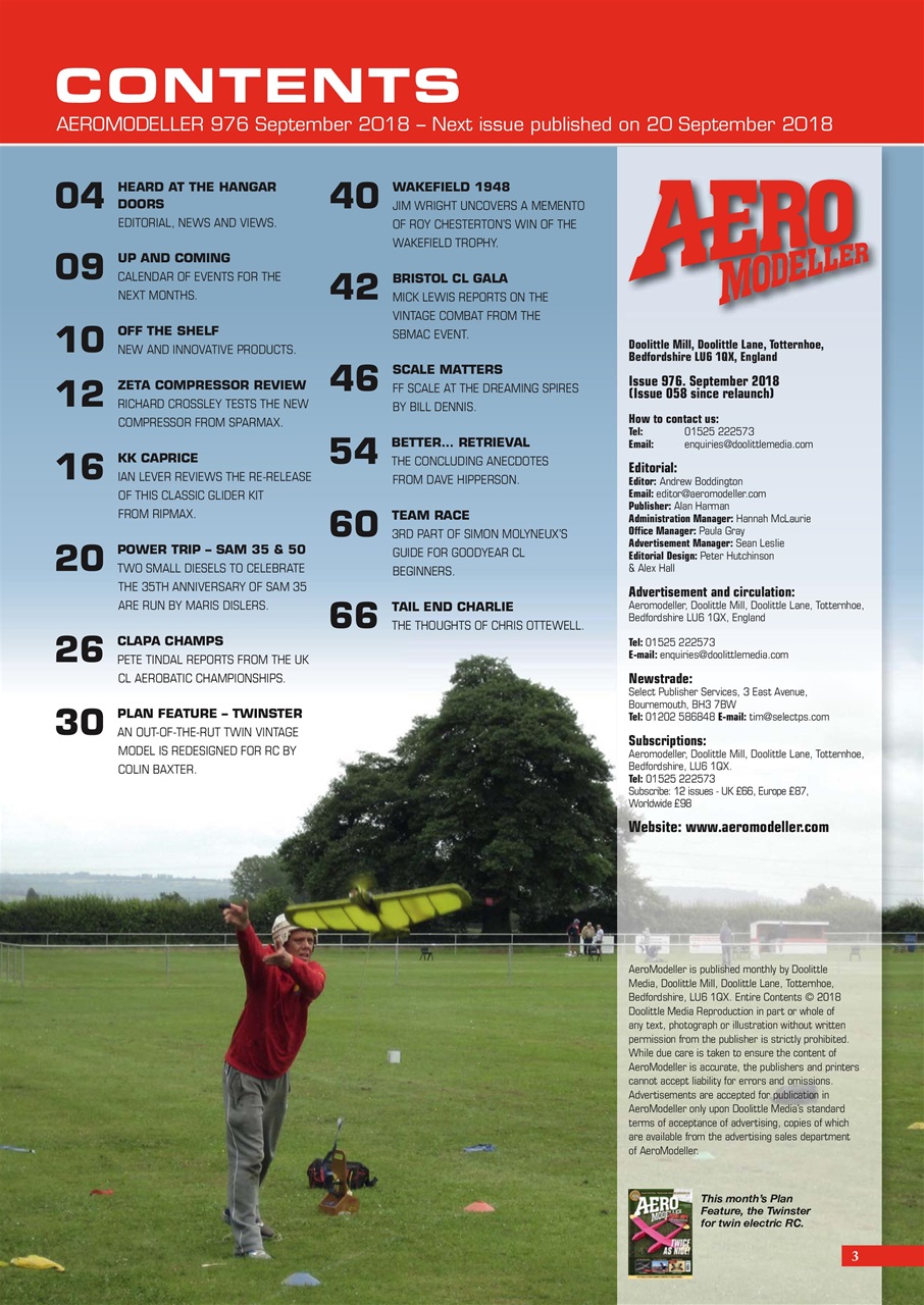 AeroModeller Preview Pages