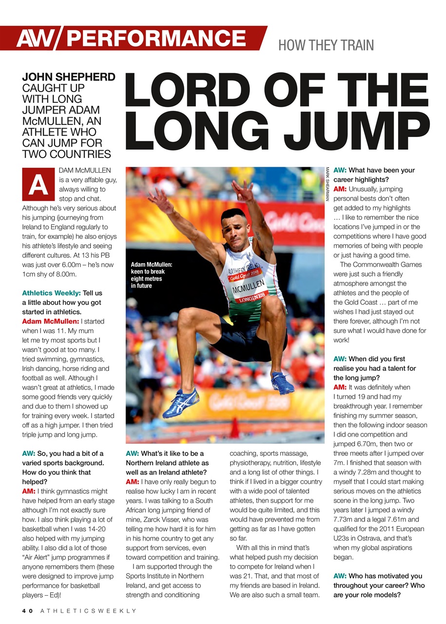 AW – Athletics Weekly Magazine Preview Pages