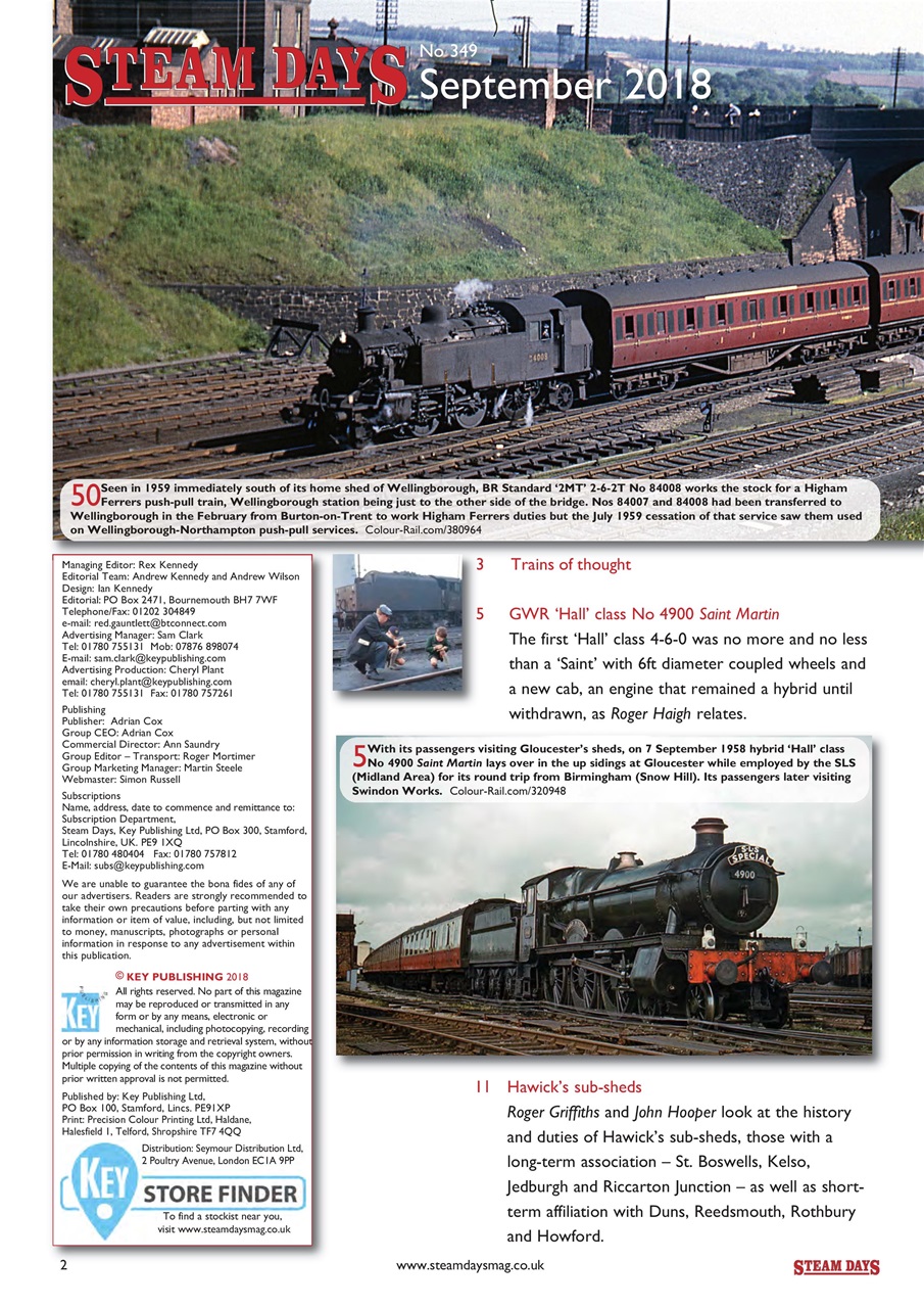 Steam Days Preview Pages