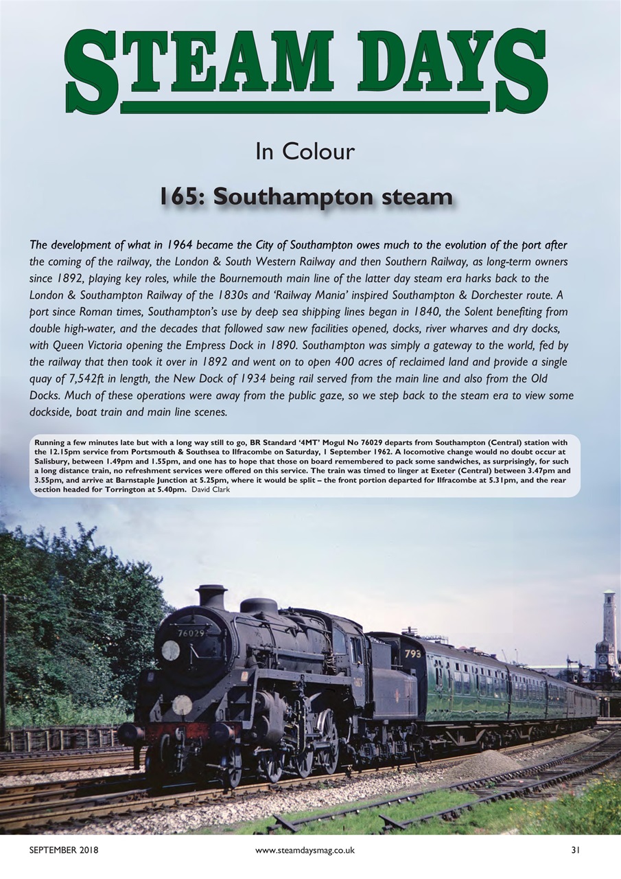 Steam Days Preview Pages