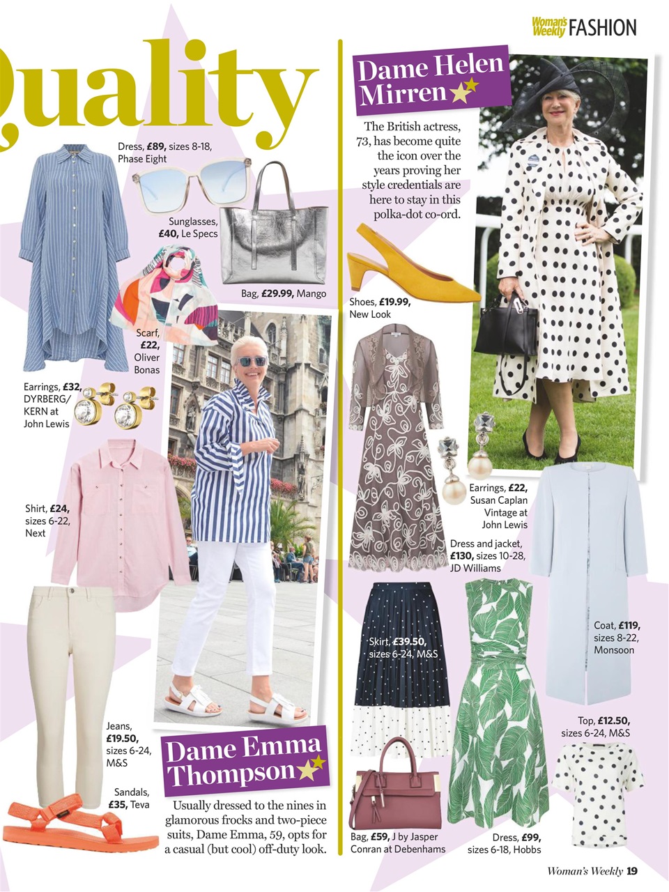 Woman's Weekly Preview Pages