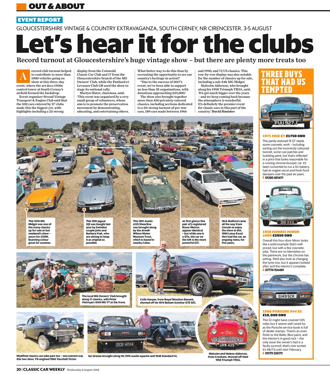 Classic Car Weekly Preview Pages