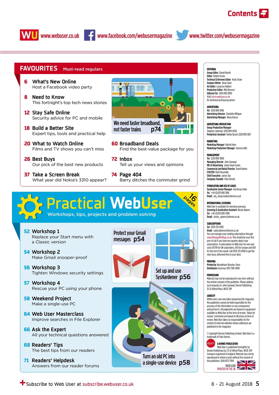 Webuser Preview Pages