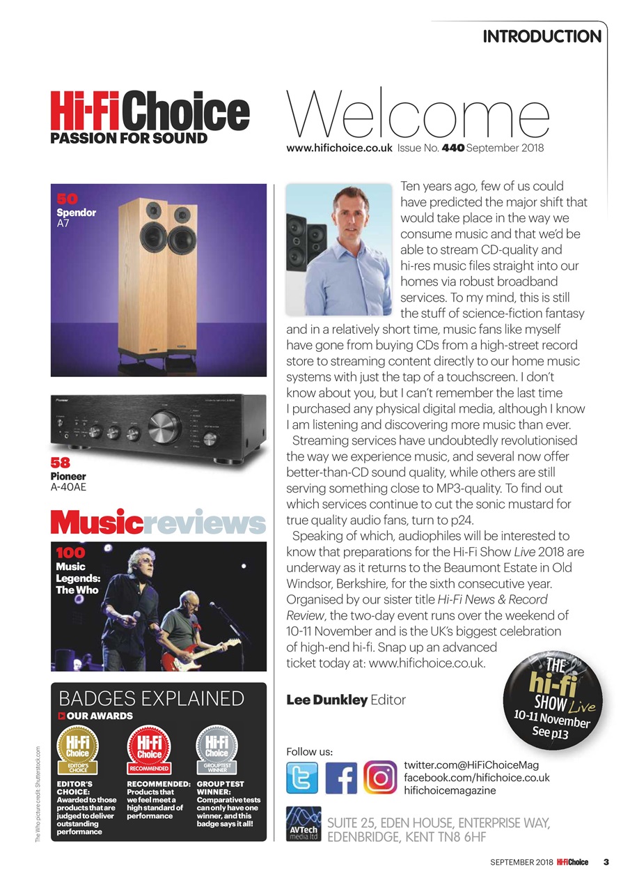 Hi-Fi Choice Preview Pages
