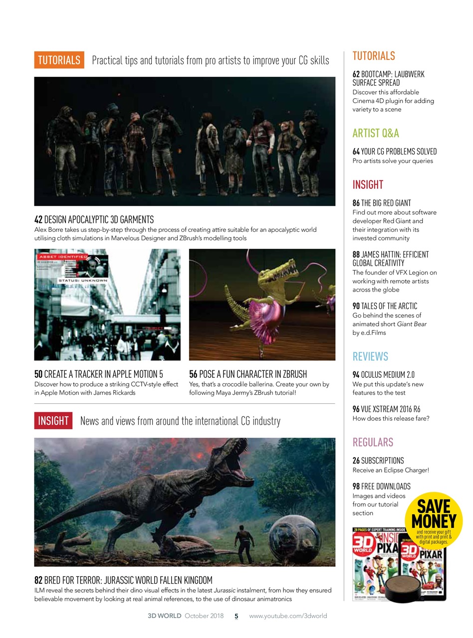 3D World Preview Pages