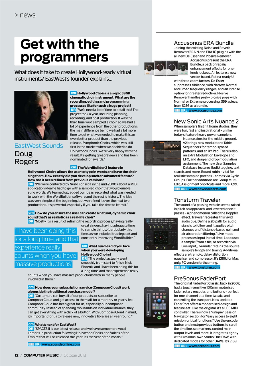 Computer Music Preview Pages