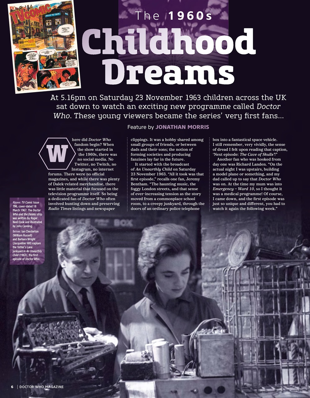 Doctor Who Magazine Preview Pages