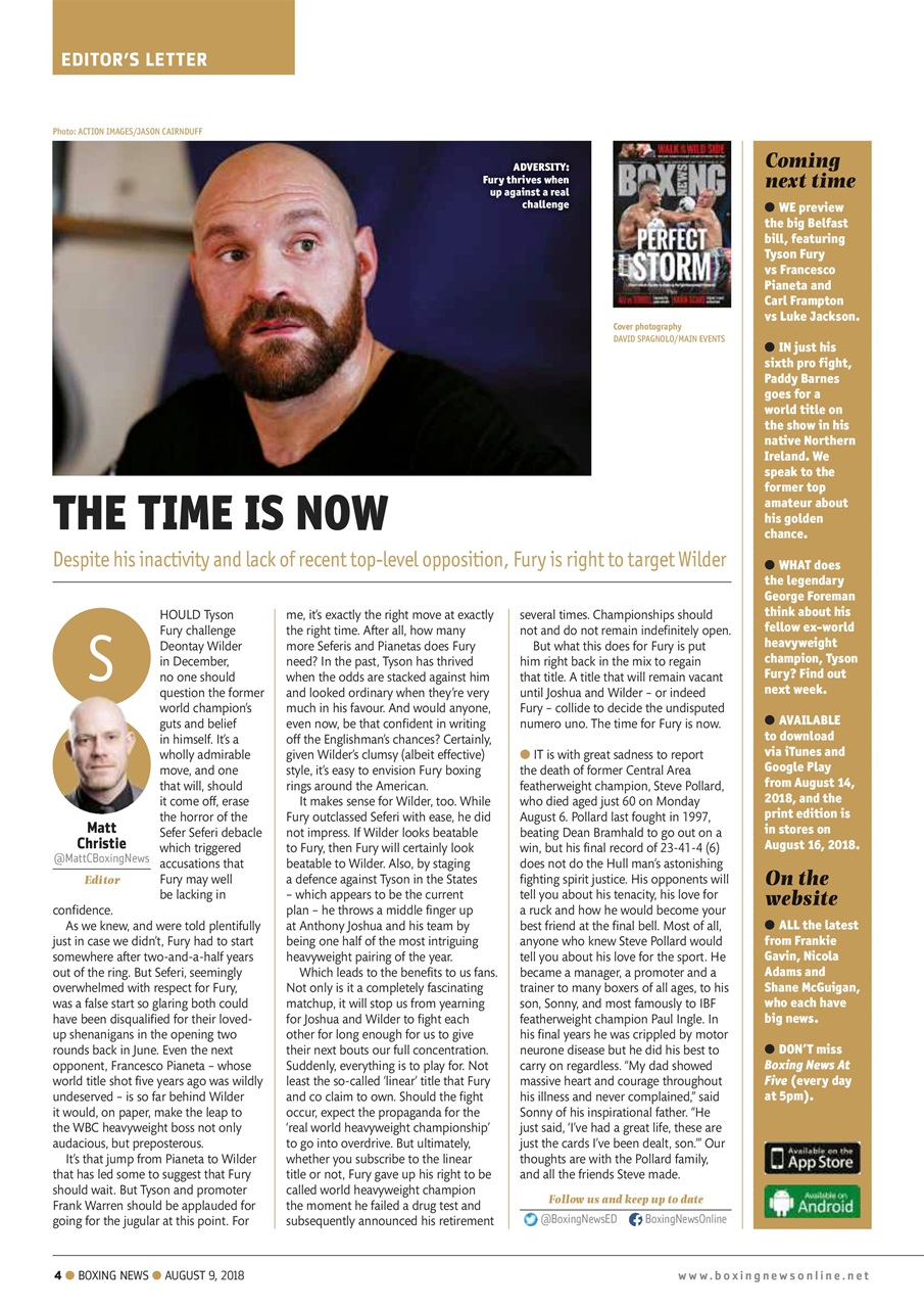 Boxing News Preview Pages